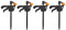 Asixx Bar Clamp, 4Pcs 4-Inch x 8-Inch Ratchet Bar Clamp, Mini Bar Clamp Woodworking DIY Hand Tool Kit
