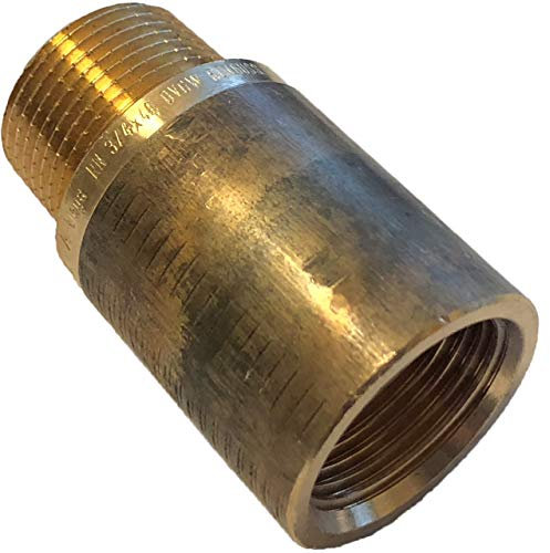 GEWINDE FITTING aus ROTGUSS (besser als Messing) > Verlängerung/Hahnverlängerung AG(R) x IG(Rp) 3525 > 3/8 bis 1 1/4 Zoll Länge 10 bis 150 mm WUNSCHGRÖSSE einfach selbst wählen >>> 1 Zoll x 50 mm
