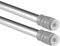 Bestlivings 2er Pack Klemmstange (Silber) Schraubtechnik ausziehbar 80-120 cm, Gardinenstange zum Klemmen, für leichte Gardinen, kein Bohren - Kleben