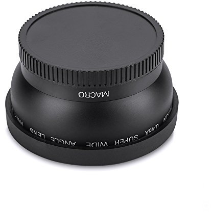 Obiettivo macro grandangolare da 52 mm 0.45x, conversione universale Hd professionale Senza guscio rigido distorsione con macro porzione di primo piano per tutte le reflex e fotocamere digitali