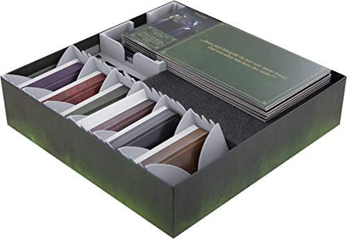 Feldherr Organizer + Schaumstoff-Set kompatibel mit Disney Villainous - Brettspielbox, Farbe:Grau, Typ:Grundbox