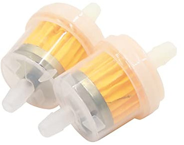 A ABSOPRO Moto Combustible Combustible Filtro Aceite Filtro Plástico Naranja (Juego de 2)