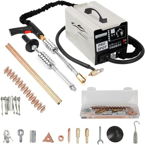 Spotter Carrozzeria 3500A 1800W, Tira Bolli da Carrozzeria 6 Modalità, Kit Ripara Ammaccature per Auto Camion Moto