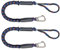 Fulenyi Cordon Elastique Amarre Cordon Bateau Cord'amarrage Mouillage CorÉlastique Amarre pour Bateau Accessoires - 2 Pièces
