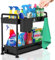 FUTOKIO Küchen Organizer - 2 Etagen Spülbecken Organizer, Küchenregal Schrank Organizer und Ordnungssystem für Küche, Schwarz