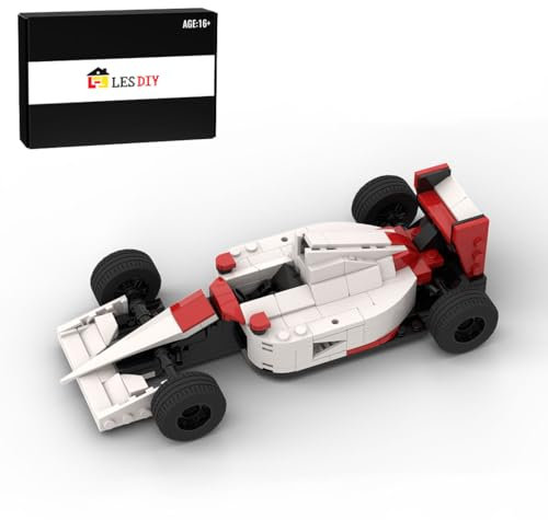 CreativeBlocker Rennwagen Klemmbausteine, 1/24 MP-4/6 Drift Auto Modell, Auto Klemmbausteine, Geschenke für Jugendliche & Erwachsene, Brillante Heimdekoration (3195PCS)