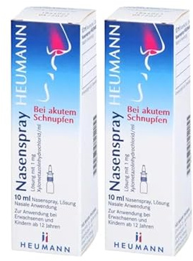 Doppelpack Set mit Nasenspray Heumann (2x 10ml)