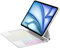 WAVATA Clavier pour iPad Air 11 2025/2024 (M3/M2), iPad Pro 11 4/3/2/1 Gen, Étui Clavier pour iPad Air 5ème/4ème génération avec Rétroéclairé 7 Couleurs, Trackpad Multi-Touch AZERTY, Blanc