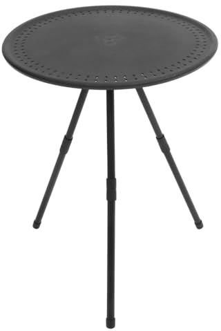 Klappbarer Tragbarer Campingtisch Runder Kleiner Ultraleichter Outdoor Campingtisch Mit Einstellbarer HöHe FüR Camping Picknick Terrasse Garten