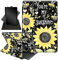 Case for Amazon Fire HD 10 Tablet (7th and 9th Generation, 2017 and 2019 Release),360 Degree Rotating Stand Smart Protective Case for Kindle Fire HD 10 7th 9th Gen 10.1,Bee and Sunflower