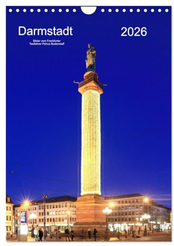Darmstadt 2026 Bilder vom Frankfurter Taxifahrer Petrus Bodenstaff (Wandkalender 2026 DIN A4 hoch), CALVENDO Monatskalender: Bildkalender von Darmstadt (CALVENDO Orte)