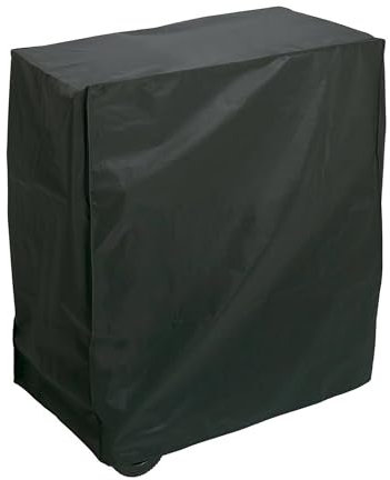 Funda rectangular para barbacoa de 95x50x75cm en negro