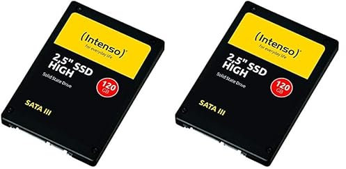 Intenso 3813430 120GB SATA III High Performance Internal 2.5' SSD (Paquete de 2)