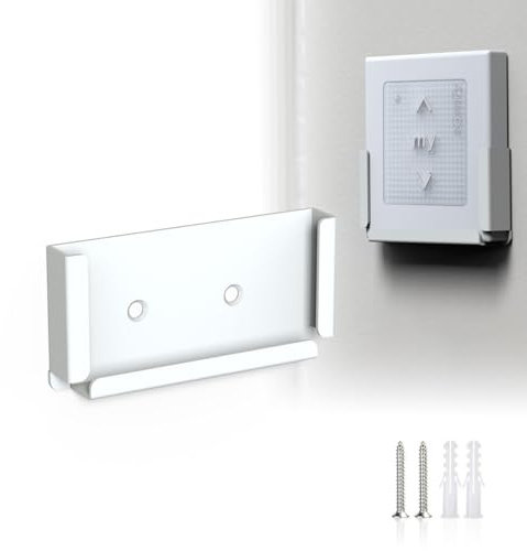 JLNJLE Support Télécommande Compatible avec Somfy Smoove Origin RTS/Origin IO, Métal Support mural Commande, Installation Facile et Sécurisée