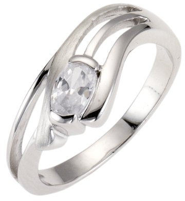 Zeeme Damen-Ring Sterling-Silber 925 Gr. 58 393270054-058