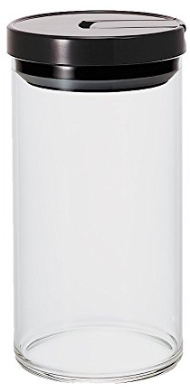 Hario Teekanne, Glas, schwarz, 1000ml