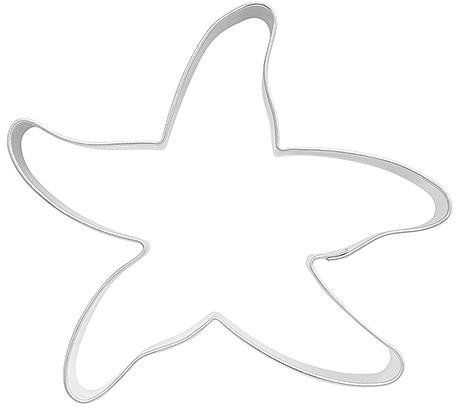 Cortador de Galletas, Estrella de mar, 8 cm, hojalata