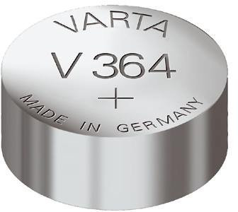 Varta Piles V364 Montre Bulk, 1,55 V Varta, 20 mAh, AGO by