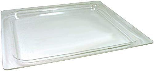 SPARES2GO Glass Tray for Neff Microwave & Oven Cooker (38cm x 32cm) - Fitment List B