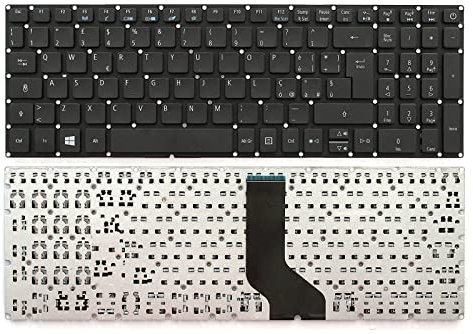 Siliconvalleystore Tastiera Italiana Nero per Notebook Acer Aspire E15 E5-573-33R5
