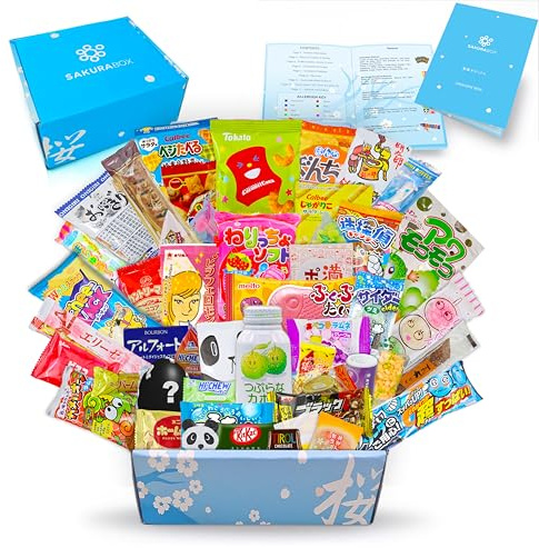 Japanese Candy Box Dagashi 50 Sweets Snacks & Candy, Gum, Gummy, Ramune