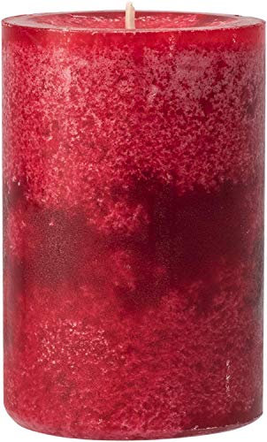 safe candle Trendkerze selbstverlöschend, 4 Stück, Höhe 9cm / Ø 6cm, 27 Std. Brenndauer (Rubin)