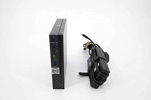 Dell Optiplex 7050 Desktop Micro Mini Tiny MFF PC i5 6th Gen 16GB RAM 240GB SSD Wi-Fi USB C Windows 10 Pro (Renewed)