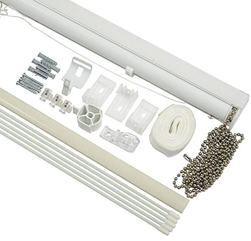 PVC Cassette Roman Blind Kit 250cm Drop (95cm)