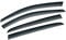 K - KONNEKT Wind Deflector Set for VW Golf MK7 | Set of 4 - Front and Rear | 2014-2019 (Black)