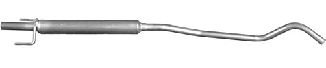 IZAWIT 21.901 Mittelschalldämpfer Kompatibel mit OPEL Corsa C Schrägheck X01 5852128
