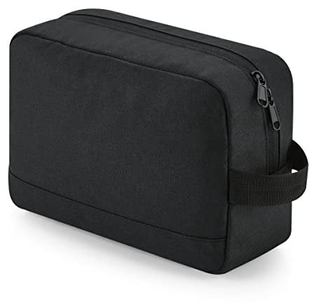 BagBase BG277 Recycled Essentials Wash Bag - Black