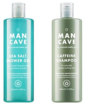 ManCave Sea Salt Shower & Shampoo Duo 500ml for Men