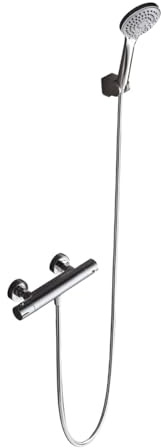 IMEX BTC018-5 CRETA Grifo de Ducha Termóstatico Cromo