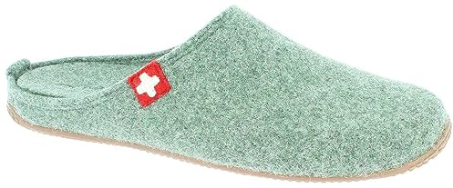 Living Kitzbühel - Filz - Schweizer Kreuz - Pantoffeln (42 EU Forest)