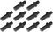 cyclingcolors 10x Bolzen Haltestifte 11mm Lattenhalter Kappen Halter Lattenrost Kunststoff Bett Leisten Kappen Versteller