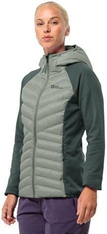 Jack Wolfskin Damen Routeburn Pro Hybrid W Softshelljacke, Mint Leaf, L EU