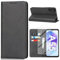 Vaki Handyhülle für Samsung Galaxy A55 5G Hülle mit Schutzfolie, Schutzhülle Galaxy A55 PU Leder Wallet Kartenfach Ständer Klapphülle Lederhüllen Case für Samsung A55 Tache Cover (Schwarz)