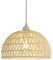 Pheashine Suspension Luminaire Rotin Boho,Lampe Suspendue Hauteur Réglable, Lustre Abat-jour en Rotin, E27 Suspension pour Cuisine Chambre Salon Café-bar, Blanc