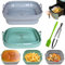 YSANCOR ®️ 2 Moldes Silicona Freidora de Aire Plegables Reutilizables + Pinzas Cocina + Pincel Repostería | Accesorios Freidora de Aire | Moldes para Freidora de Aire | Silicona Airfryer (Verde+Gris)