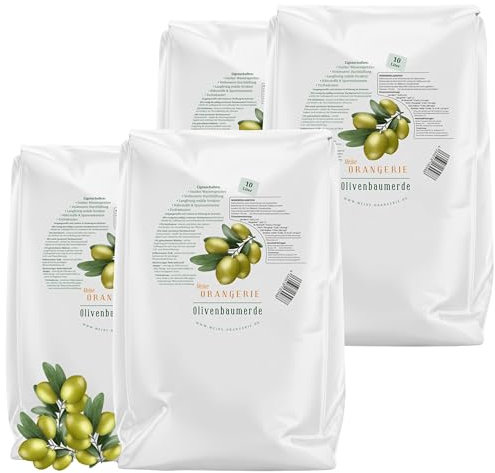 Meine Orangerie Olivenbaum Erde 10 L - Spezial Erde für Olivenbaum - mit Olivenbaumdünger - Blumenerde für Olivenbaum - Spezialsubstrat für mediterrane Kübelpflanzen und Gehölze (1 Sack)