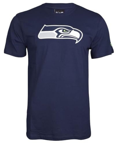 New Era Seattle Seahawks NFL Team Logo Blau T-Shirt - XS