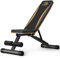 FitGoods Hantelbank, faltbar, Trainingsbank für Zuhause, 299,4 kg, stabile Neigungsbank für den ganzen Körper, Hantelbänke für Heim-Fitnessstudio, Sit-Up-Bank, Krafttrainingsbänke