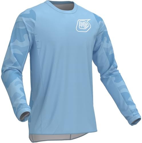 HULG Herren-Mountainbike-Trikot, Herren-Radtrikot, Motocross, Downhill-Trikot, Schnell Trocknend Und Atmungsaktiv, Geeignet Für MTB/BMX/Cross-Country-Motorräder Und Andere Sportarten (Style-03,5XL)