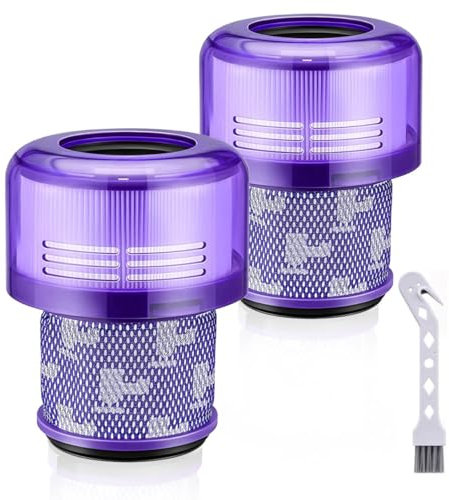 Filtro di ricambio per aspirapolvere Dyson V11 SV17 SV14 SV22 assoluto extra pro animal torque drive total clean, ricambio sostituisce no.DY-970013-02 e 97001302 (2 filtri 1 spazzola per la pulizia)