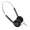 Constprog Cuffie over-ear retrò, stile vintage, leggere, Hi-Fi, per la maggior parte dei telefoni cellulari (nero)