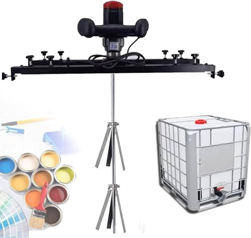 HTIANMM IBC-Rührwerk, elektrische Tankmischmaschine 3000 W/3280 W IBC-Farbmischer, Stützaufhängungsrührwerk, Teleskopbereich 65-125 cm, für Tintenlösungsmittelrührwerk,3280W