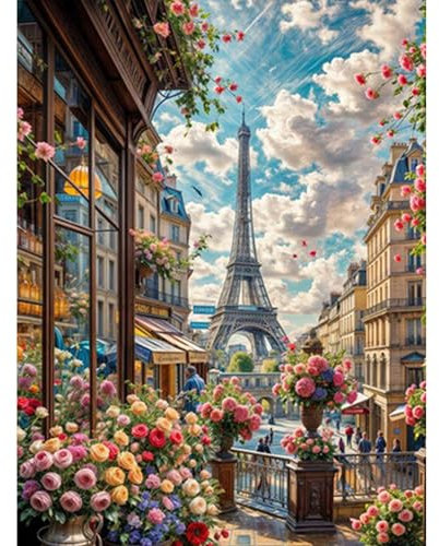 GHHKUD Diamond Painting für Erwachsene, Landschaften 5D DIY Diamant Painting Bilder für Erwachsene Anfänger, Diamond Painting Set, Full Drill Diamant Malerei für Haus Dekoration 30x40 cm