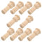 Supvox 10 Stück Hölzerne Puppe Anbindung Dolly Peg-Puppen Mädchen DIY leere Holzpflockpuppen hölzerne Peg -Leute Holzhandwerk unvollendet Sandtisch Holzpuppe DIY Holzpuppe