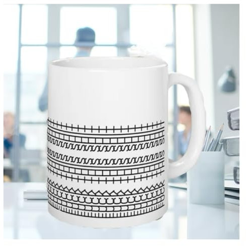 EPMANN Hidden Message Mug - Funny Swear Word Coffee Mugs For Coworkers, Friends, Family(Black)