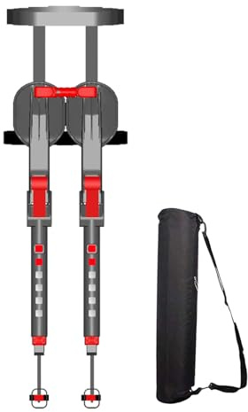 Tragbarer Klappsitz - Ergonomischer unsichtbarer Sitz Zahnrad, Tragbare Leg Stuhlhaltung | Freisprecheinrichtung Stabilität mit 3-Ebenen-Verriegelungssystem und starken Riemen, kompakte Hockeroptionen